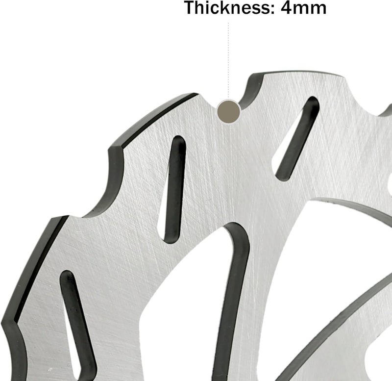 OTINUBEE ATV Brake Rotor Disc Rear 200mm 1S3-2582W-00-00 Compatible with Yamaha Raptor 700 700R 2006-2023 YFZ450 2006-2013 YFZ450R 2009-2023 YFZ450X 2010-2011, 1S3-2582W-10-00 - Image 5